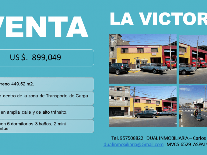 La Victoria – Ideal Negocio plena Zona Transpote